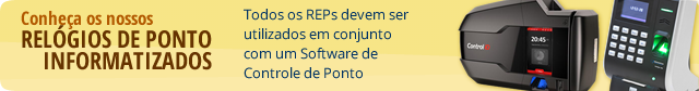 Relógios de Ponto REP - O uso de softwares para Controle de Ponto deve estar junto com um REP.